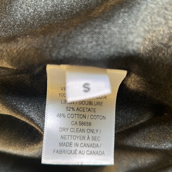 Wolf and Moon Black Leather Jacket - Picture 8 of 8